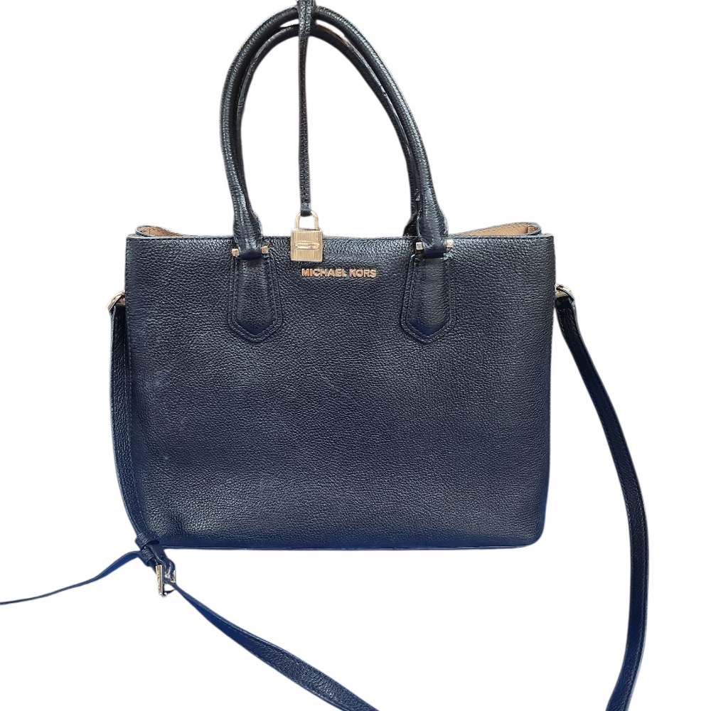 Michael Kors Black Satchel Purse Bag